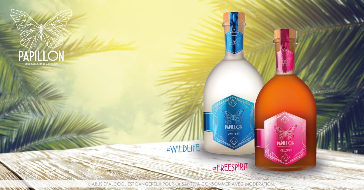 Rhum Papillon - rhum agricole de la Guadeloupe